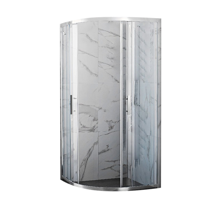 Aluminum Alloy Tempered Glass Shower Door Simple Shower Screen