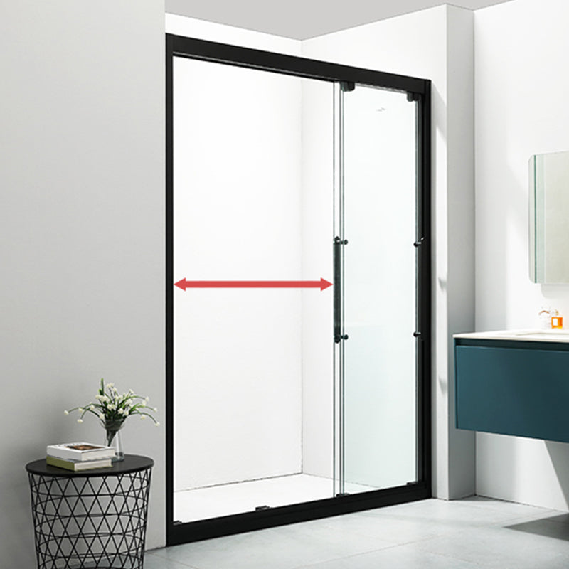 Triple Linkage Double Sliding Shower Door Tempered Glass Shower Door