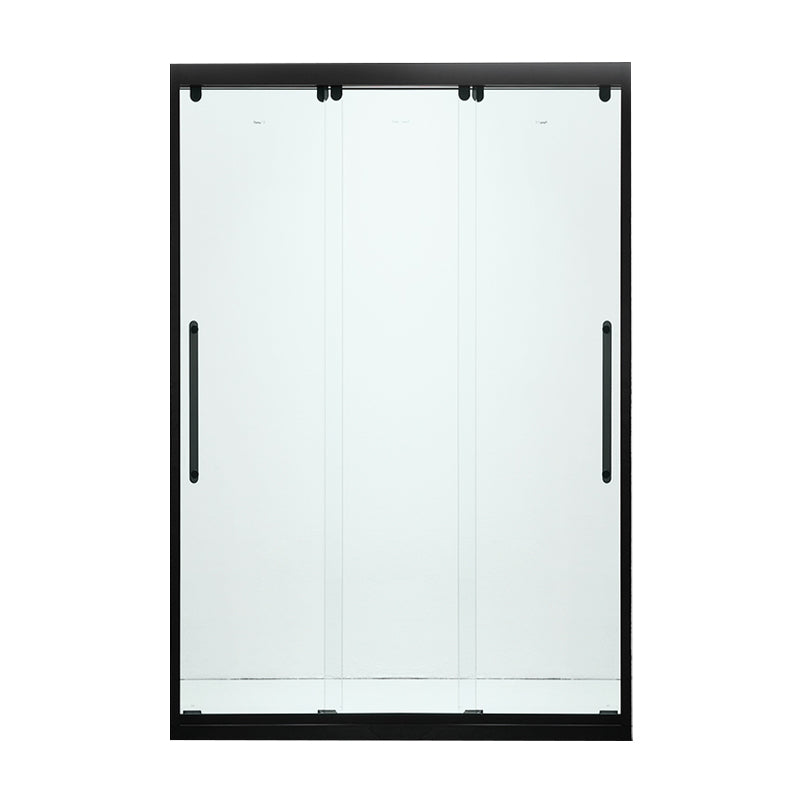 Triple Linkage Double Sliding Shower Door Tempered Glass Shower Door