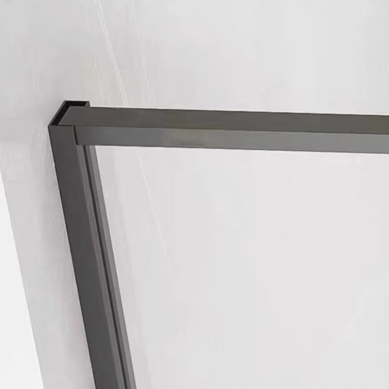 Full Narrow Frame Pivot Shower Door Tempered Glass Shower Door