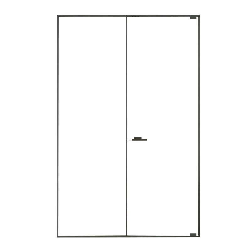 Full Narrow Frame Pivot Shower Door Tempered Glass Shower Door