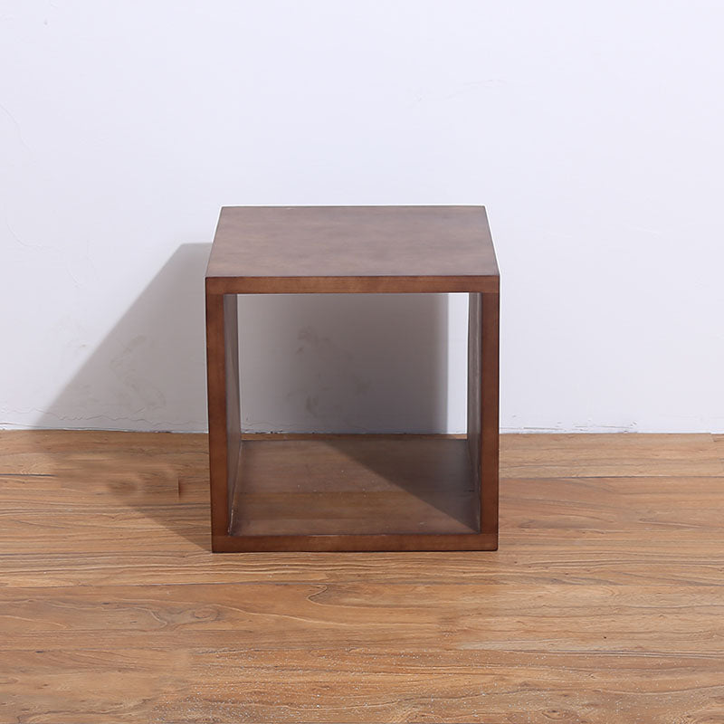 Open Back Cube Bookshelf Contemporary Wood Bookcase for Home