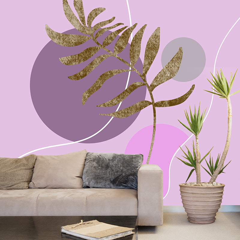 Illustration Wall Mural Wallpaper Plant Decoration Bedroom Wall Mural