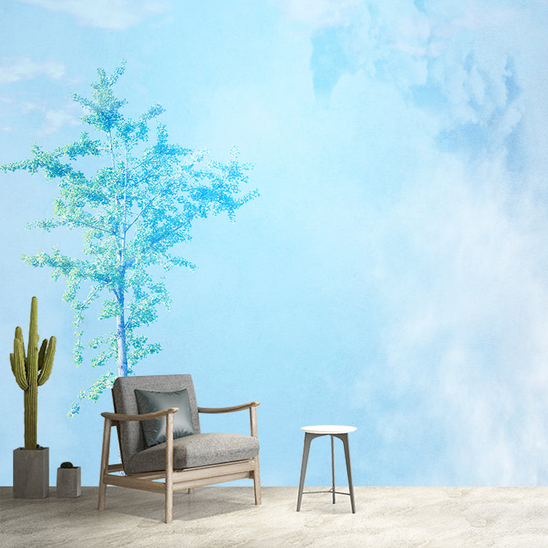 Illustration Wall Mural Wallpaper Plant Decoration Bedroom Wall Mural