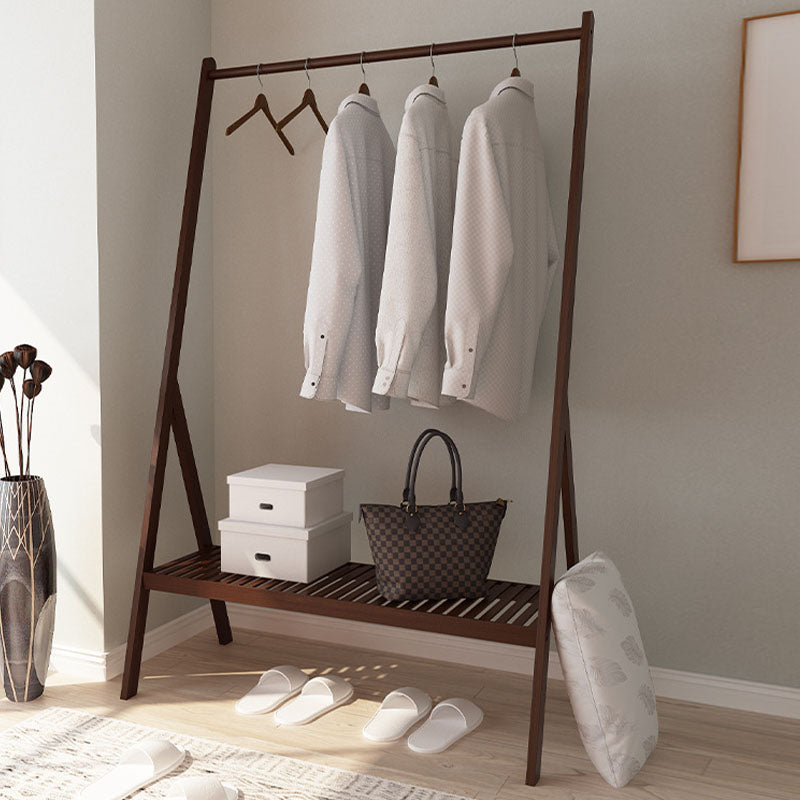 Traditional Style Hall Stand Free Standing Wooden Hall Stand with With Storage