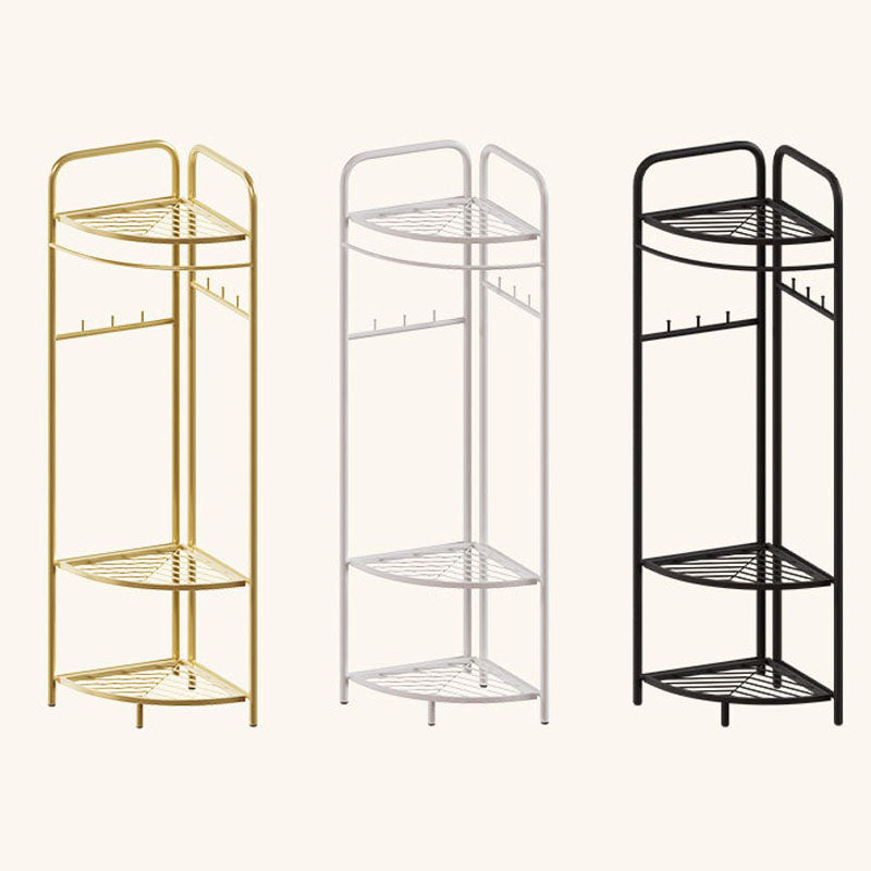 Modern Coat Hanger Solid Color Metal Coat Rack with Coat Hooks