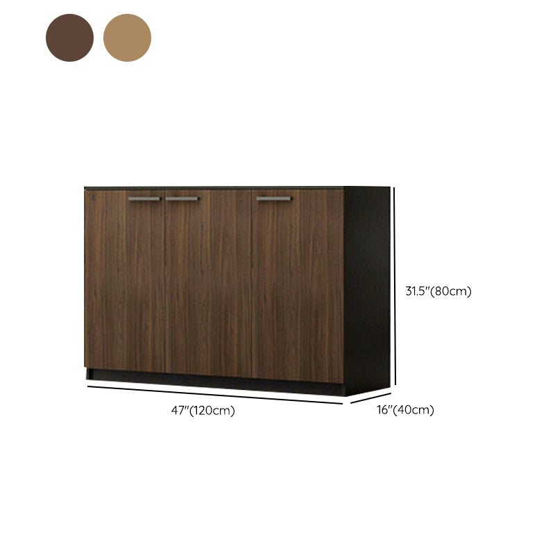 Scandinavian Lateral Filing Cabinet Wood File Cabinet for Home Office