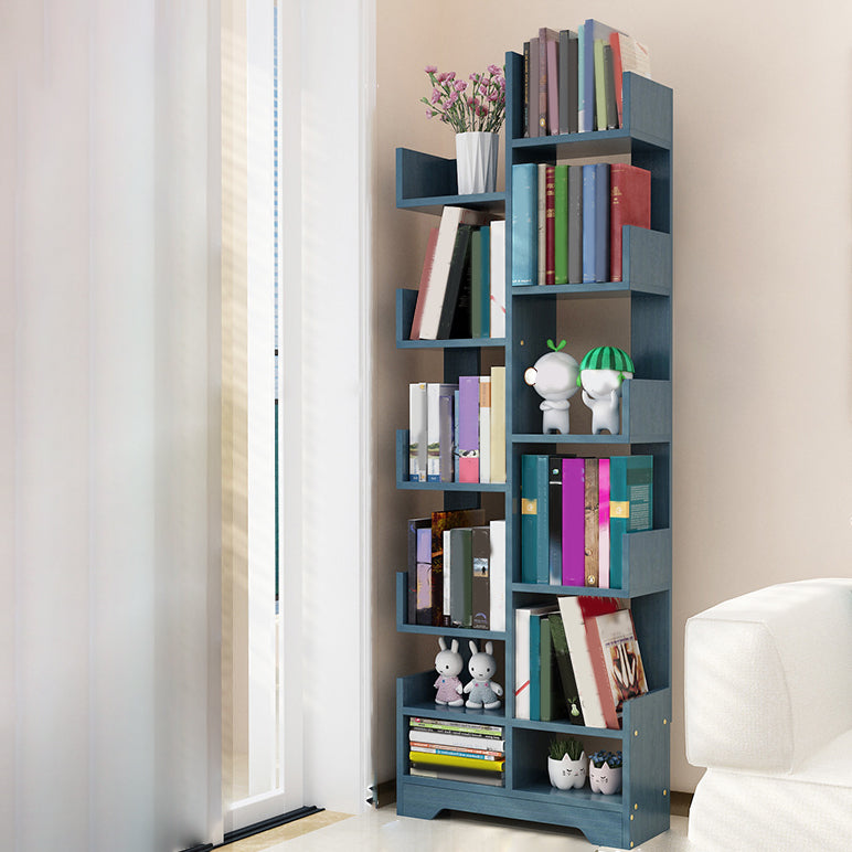 Contemporary Open Back Bookshelf Freestanding Standard Bookcase