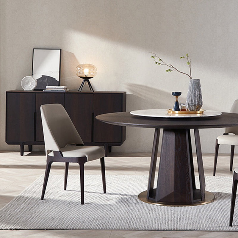 Dining Room Upholstered Side Chair Industrial Parsons Armless Chair