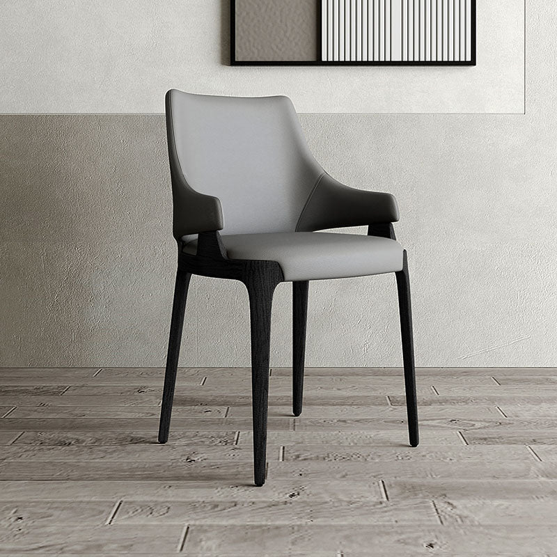 Dining Room Upholstered Side Chair Industrial Parsons Armless Chair