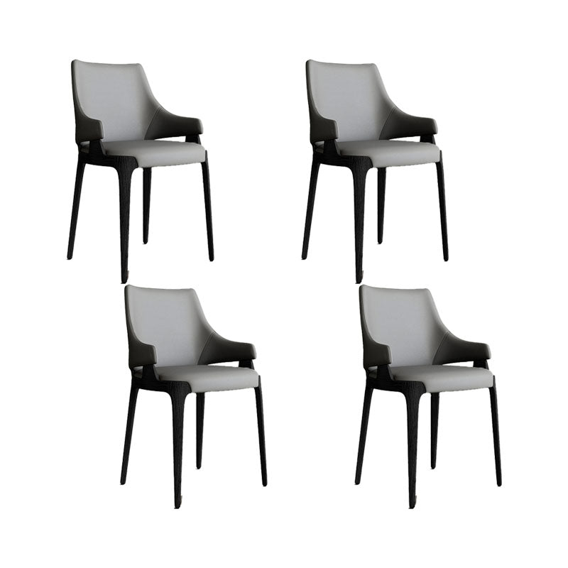 Dining Room Upholstered Side Chair Industrial Parsons Armless Chair