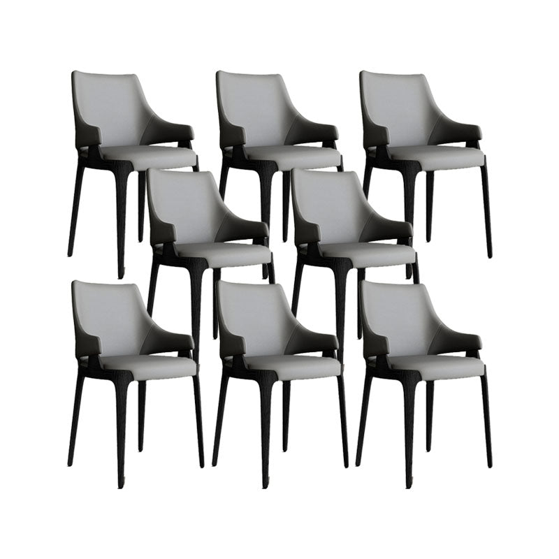 Dining Room Upholstered Side Chair Industrial Parsons Armless Chair