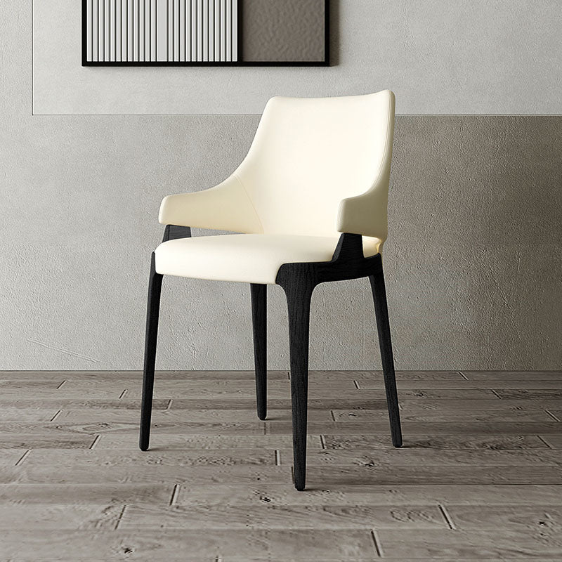 Dining Room Upholstered Side Chair Industrial Parsons Armless Chair