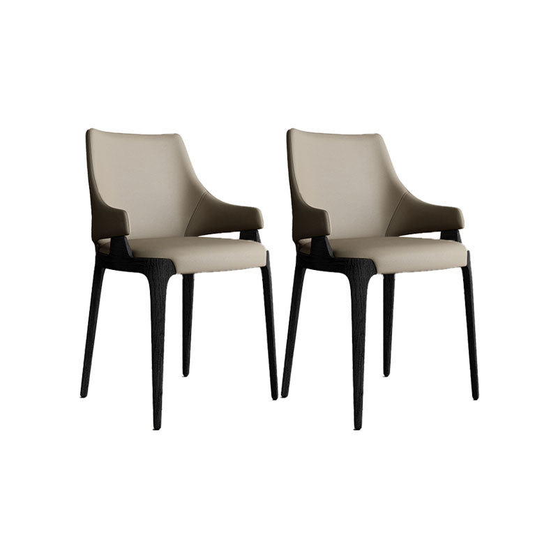 Dining Room Upholstered Side Chair Industrial Parsons Armless Chair