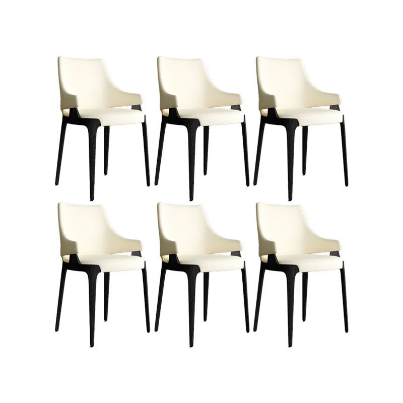 Dining Room Upholstered Side Chair Industrial Parsons Armless Chair