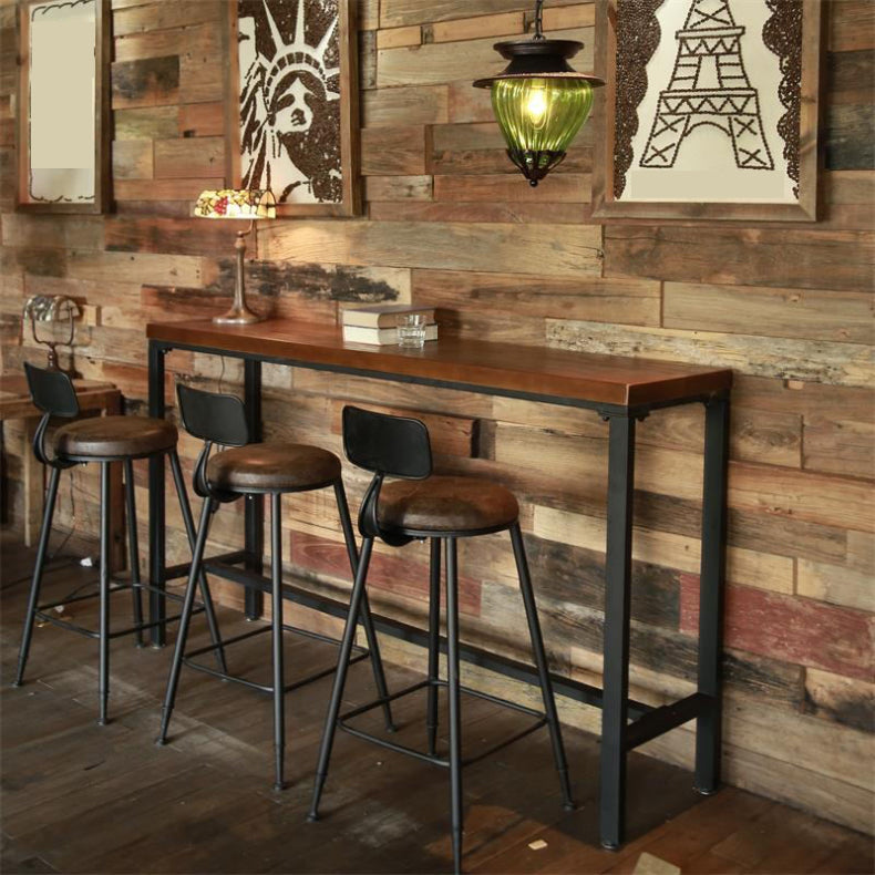 Contemporary Metal Dining Stool Armless Bar Stool with Black Base