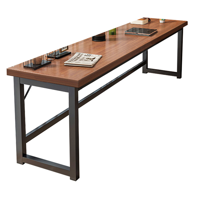 Rectangle Manufactured Wood Bistro Table Modern Pub Table with Metal Frame