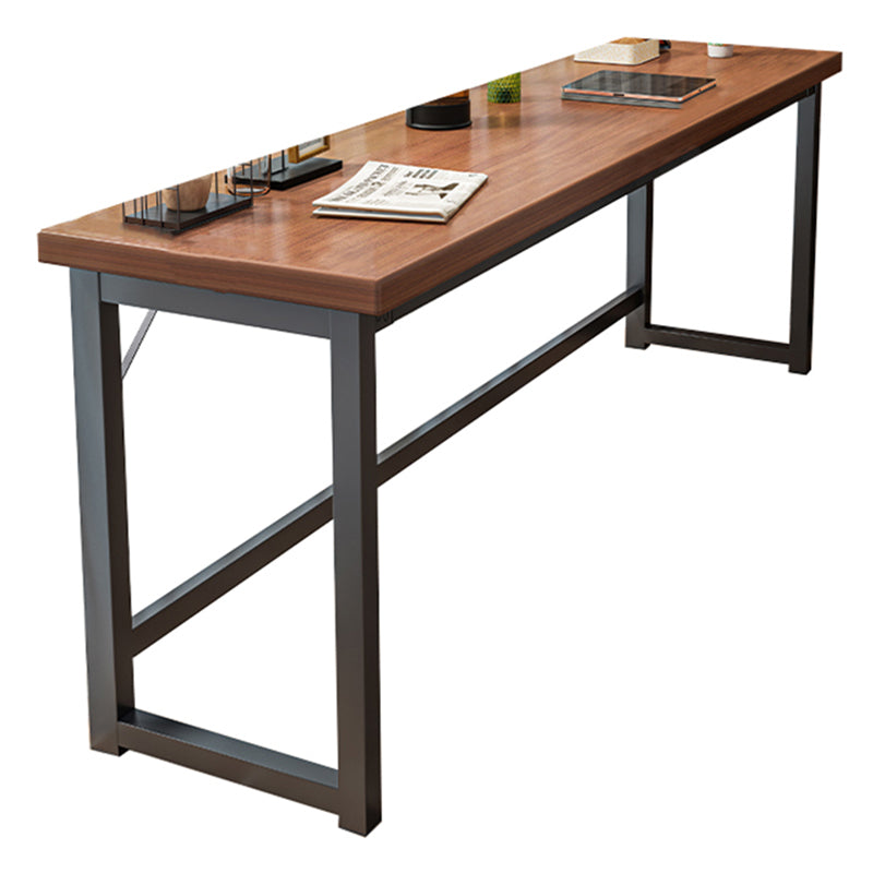 Rectangle Manufactured Wood Bistro Table Modern Pub Table with Metal Frame