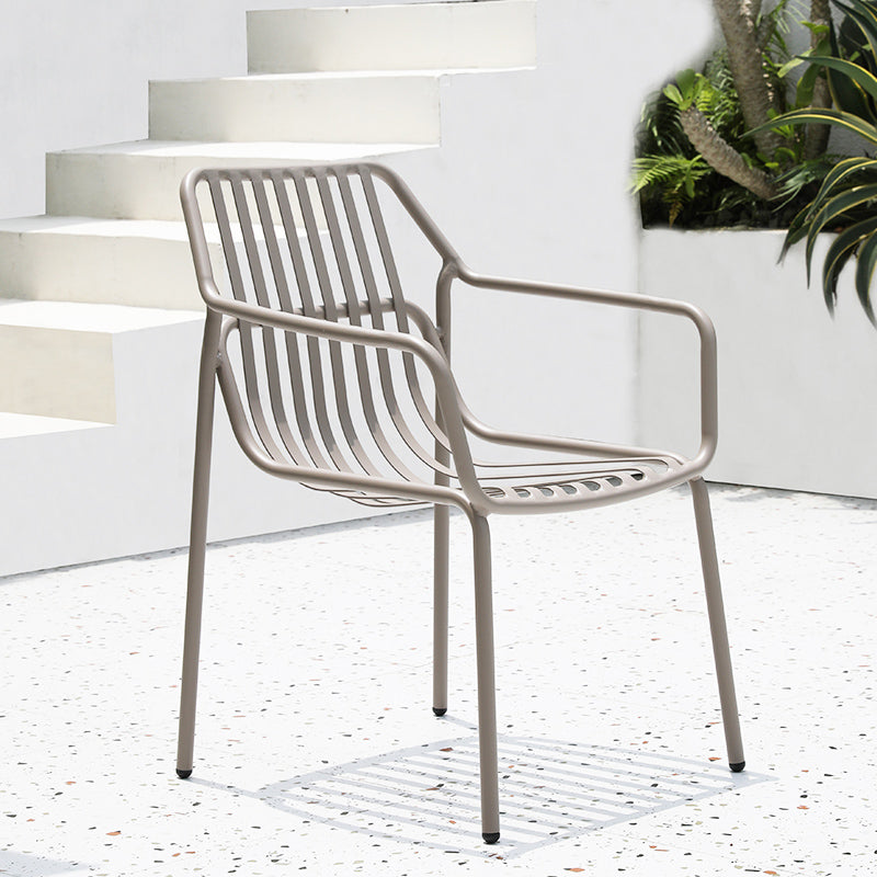 Contemporary Style 1/5 Pcs Bistro Set Metal Round Bistro Table Set