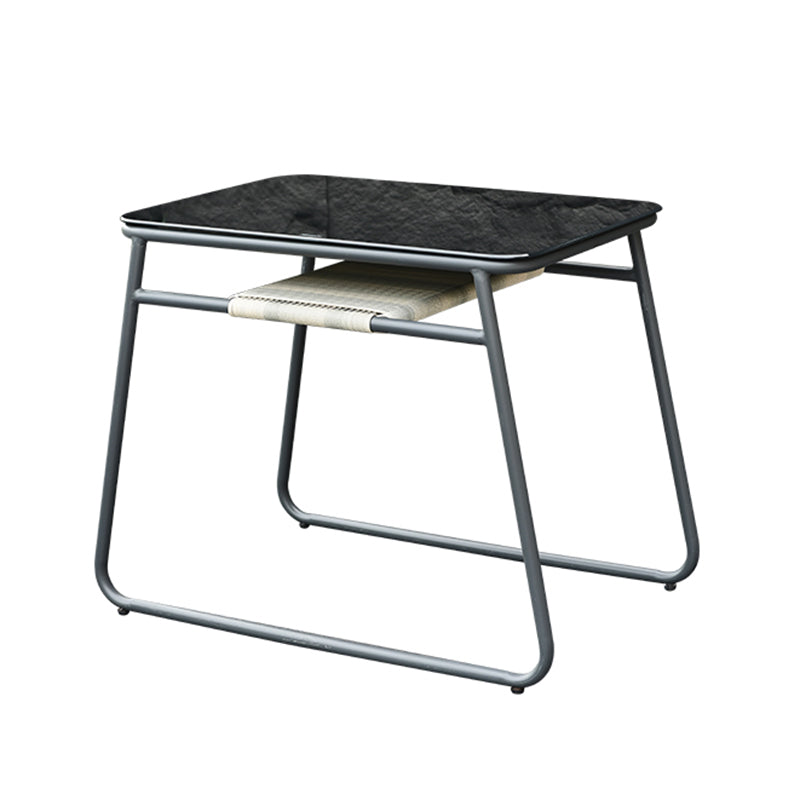 Modern 1/3 Pcs Dining Set Glass Rectangular Dining Table Set