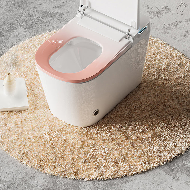 One Piece Toilet Modern Flush Toilet Floor Mounted Siphon Jet Toilet Bowl