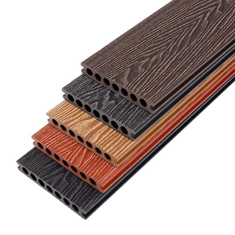 Rectangular Wood Deck/Patio Flooring Tiles Nailed Installation for Outdoor Flooring