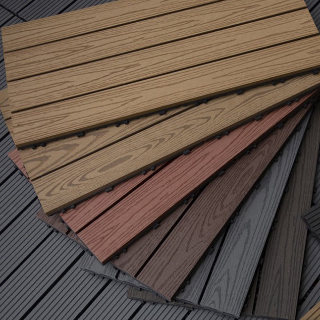Wooden Deck Plank Outdoor Waterproof Rectangular Outdoor Floor Board