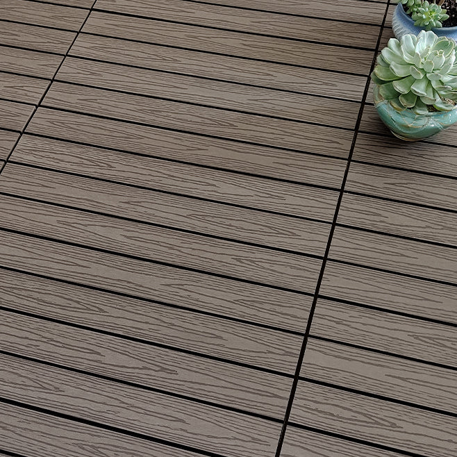 Wooden Deck Plank Outdoor Waterproof Rectangular Outdoor Floor Board