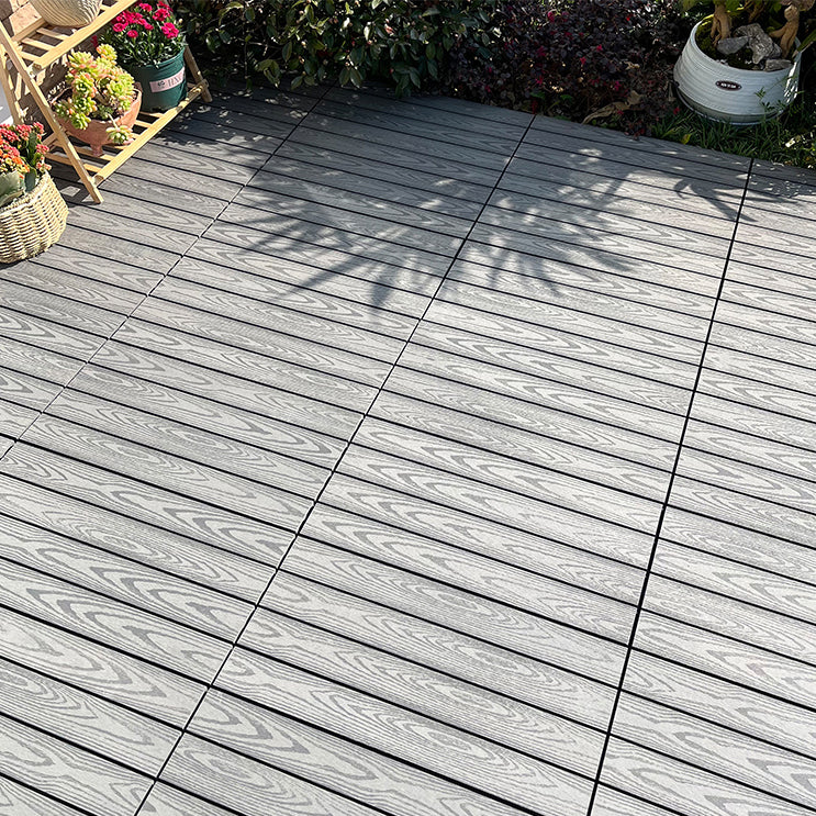 Wooden Deck Plank Outdoor Waterproof Rectangular Outdoor Floor Board