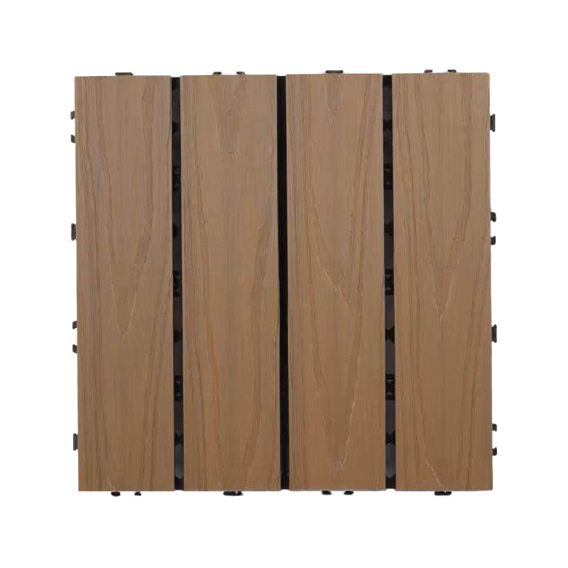 Modern Floor Board Outdoor Waterproof Rectangular Wooden Decking Tiles