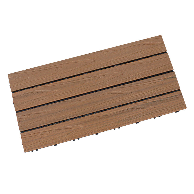 Square Snapping Patio Flooring Tiles Striped Pattern  Flooring Tiles
