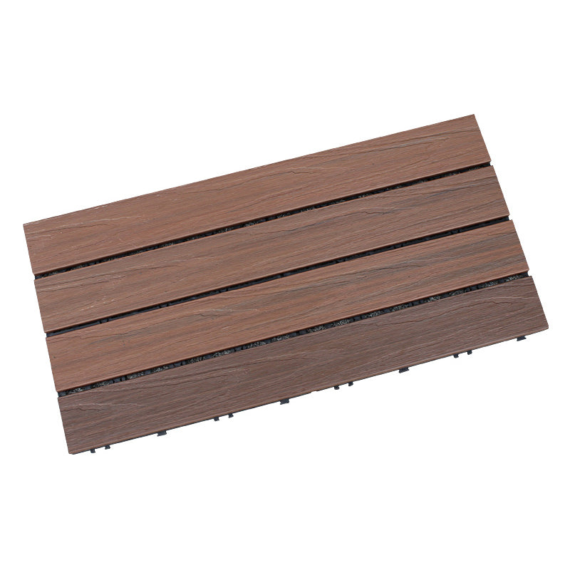 Square Snapping Patio Flooring Tiles Striped Pattern  Flooring Tiles