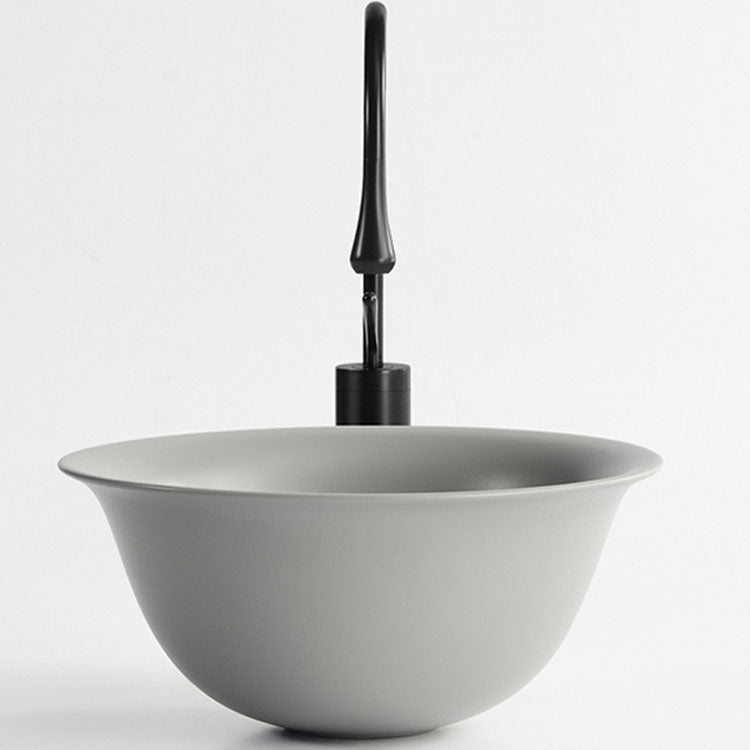 Porcelain Trough Bathroom Sink Modern No Craftsmanship Wash Stand