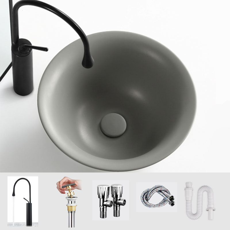 Porcelain Trough Bathroom Sink Modern No Craftsmanship Wash Stand