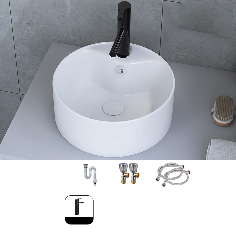 White Trough Bathroom Sink Rectangle Ceramic Trough Bathroom Sink