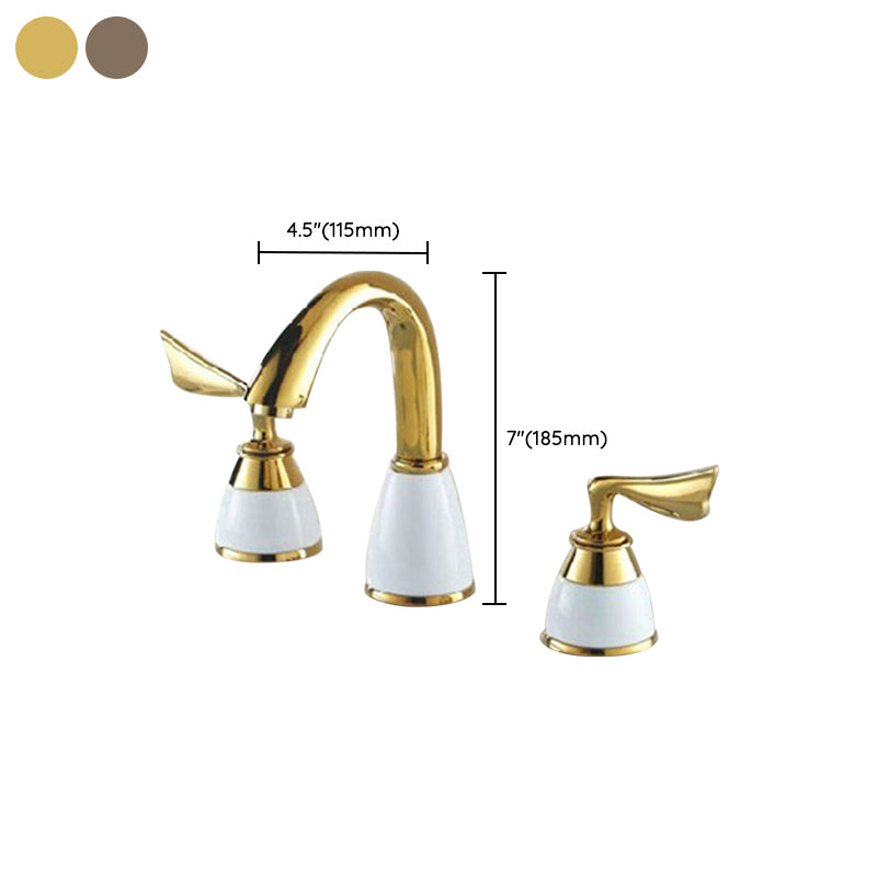 Deck Mounted Roman Tub Faucet Low Arc Bronze Roman Tub Faucet Set