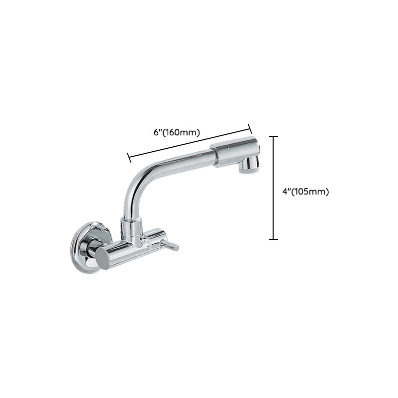 Wall Mounted Metal Tub Filler Low Arc Waterfall Bathtub Faucet