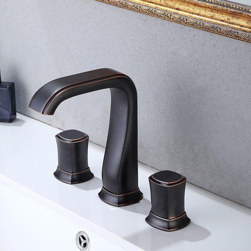 Glam Bathroom Vessel Faucet Knob Handles Low Arc Vessel Faucet