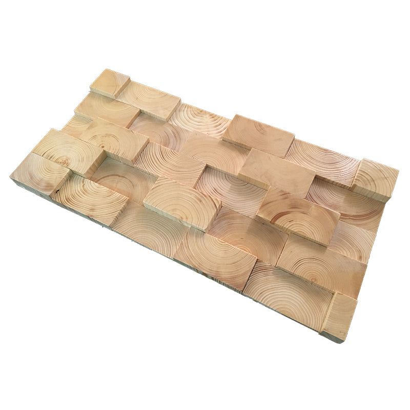 Wall Ceiling Light Wood Glue Down Mosaic Indoor Modern Wall Ceiling