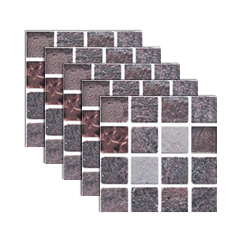 PVC Mosaic Tile Waterproof Peel and Stick Backsplash for Kitchen and Bathroom