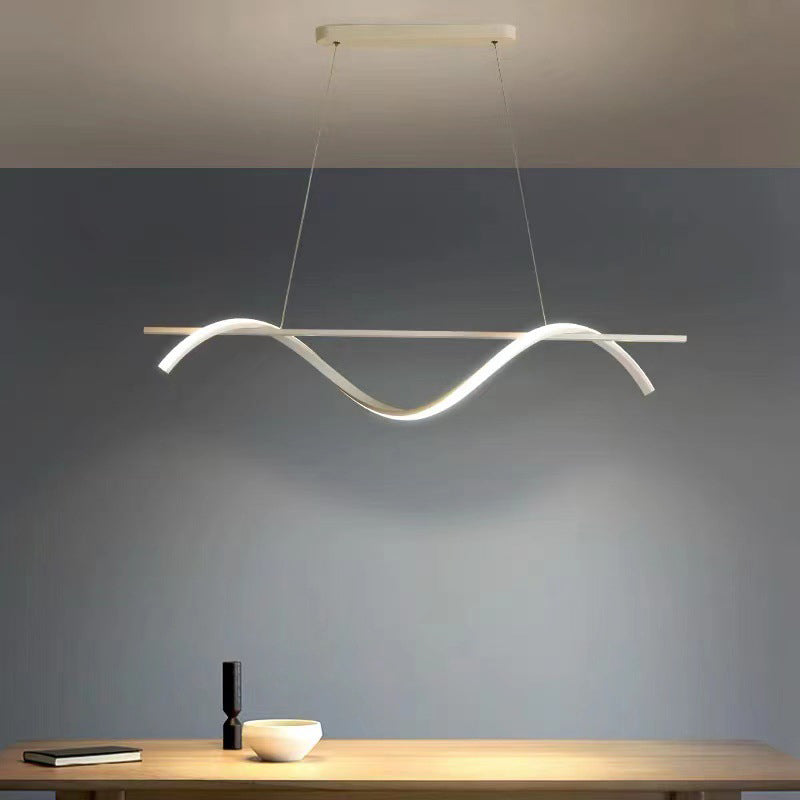 Modernism White/Black Kitchen Island Lighting Unique Ceiling Light for Bedroom