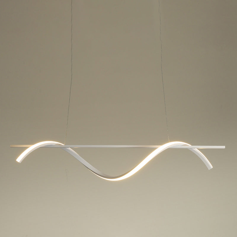 Modernism White/Black Kitchen Island Lighting Unique Ceiling Light for Bedroom
