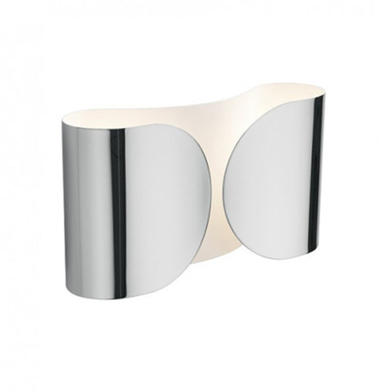 Single Polished Contemporary Wall Mounted Sconce Metal LED Wall Light