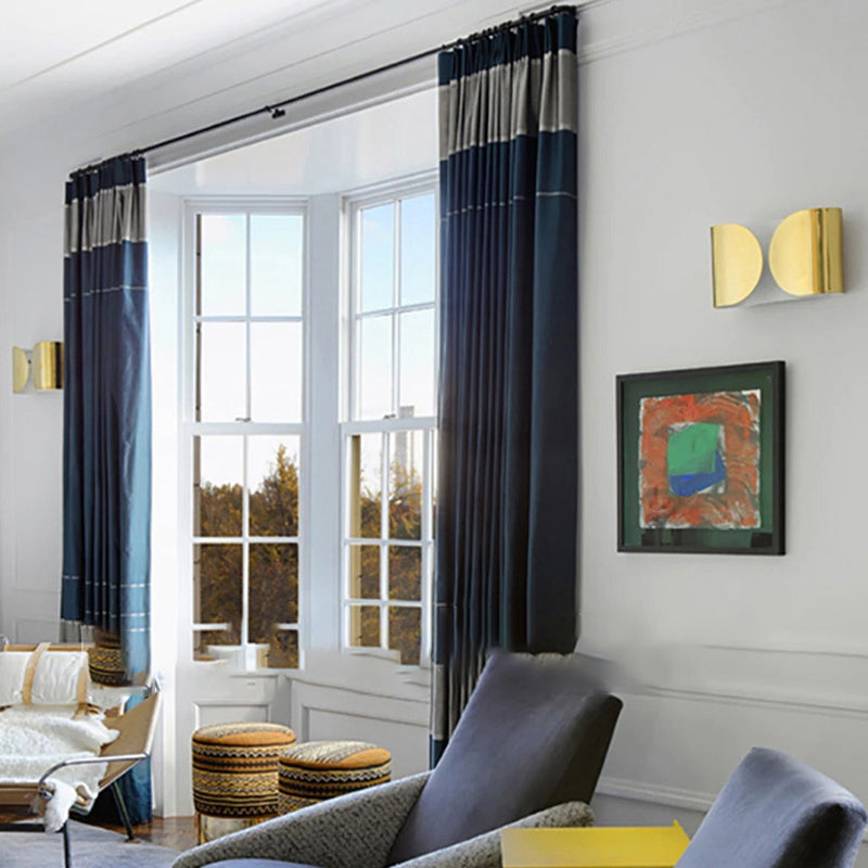 Single Polished Contemporary Wall Mounted Sconce Metal LED Wall Light