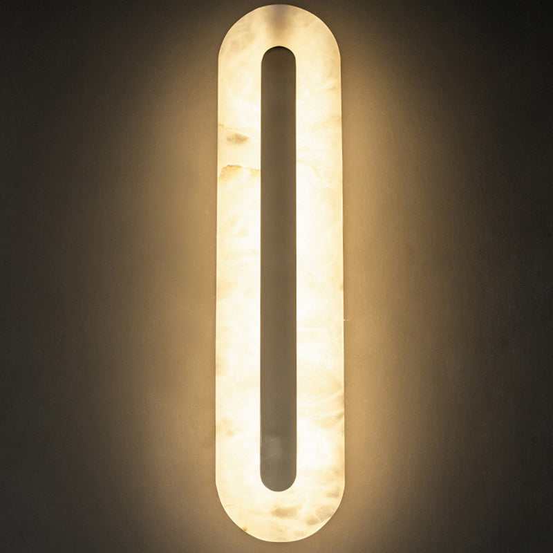 Single Modern Golden Wall Mounted Sconce LED Shaded Wall Light for Foyer