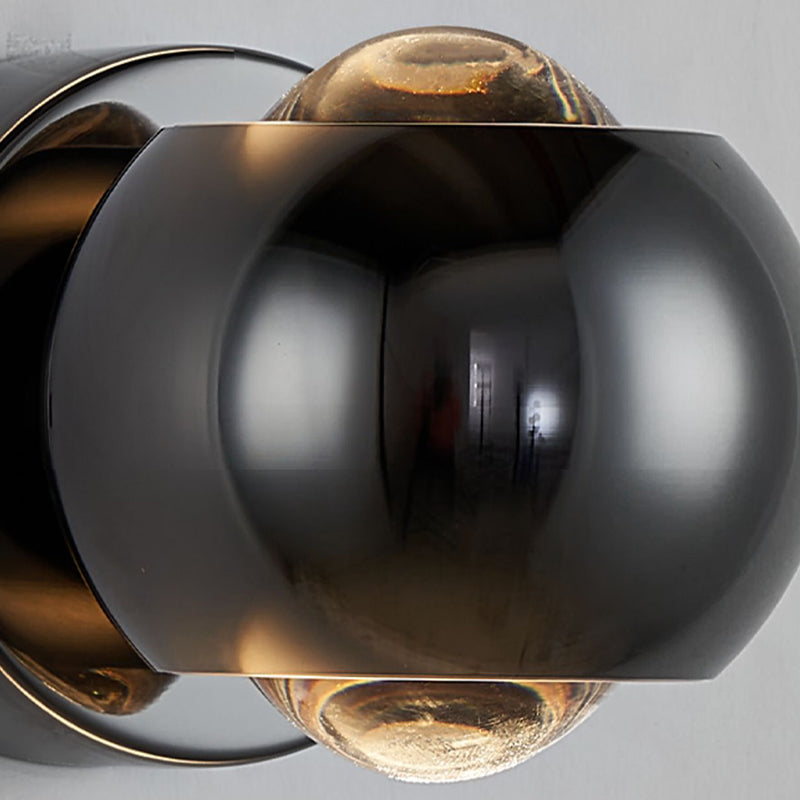 Modernism Wall Sconce Spherical Sconce Lighting with Metal for Bedroom