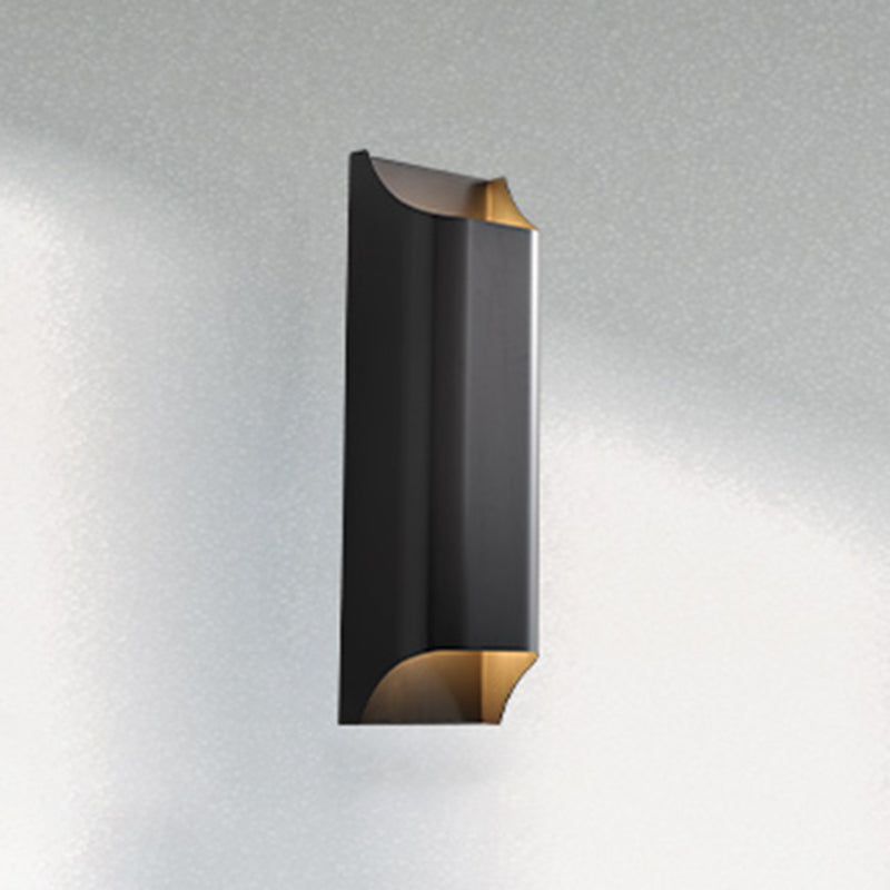 Modernism Wall Sconce Black Sconce Lighting with Copper for Hallway