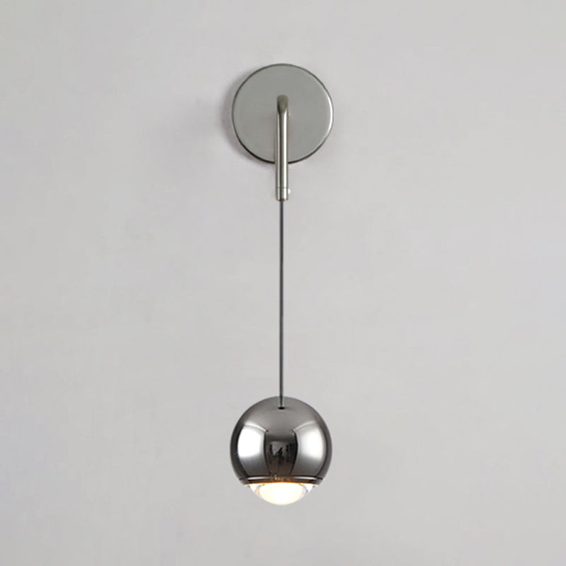 Modernism Wall Sconce Globe Sconce Lighting with Metal for Bedroom