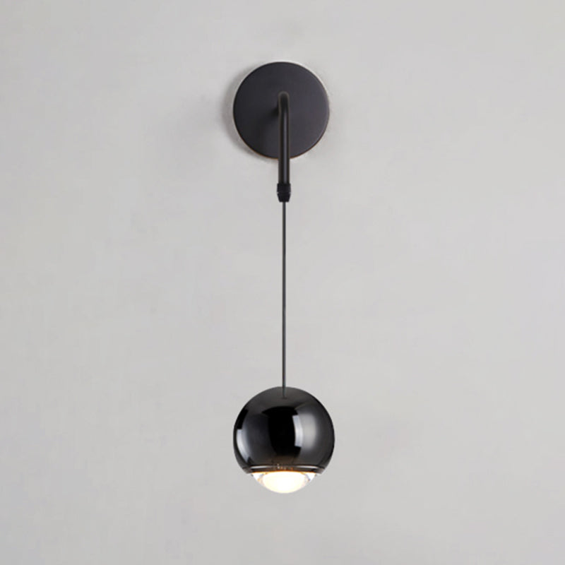 Modernism Wall Sconce Globe Sconce Lighting with Metal for Bedroom