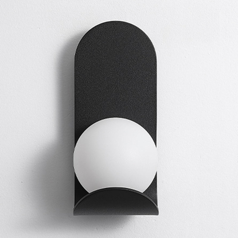 Modernist Wall Sconce Acrylic Shade Wall Light Fixture for Bedroom